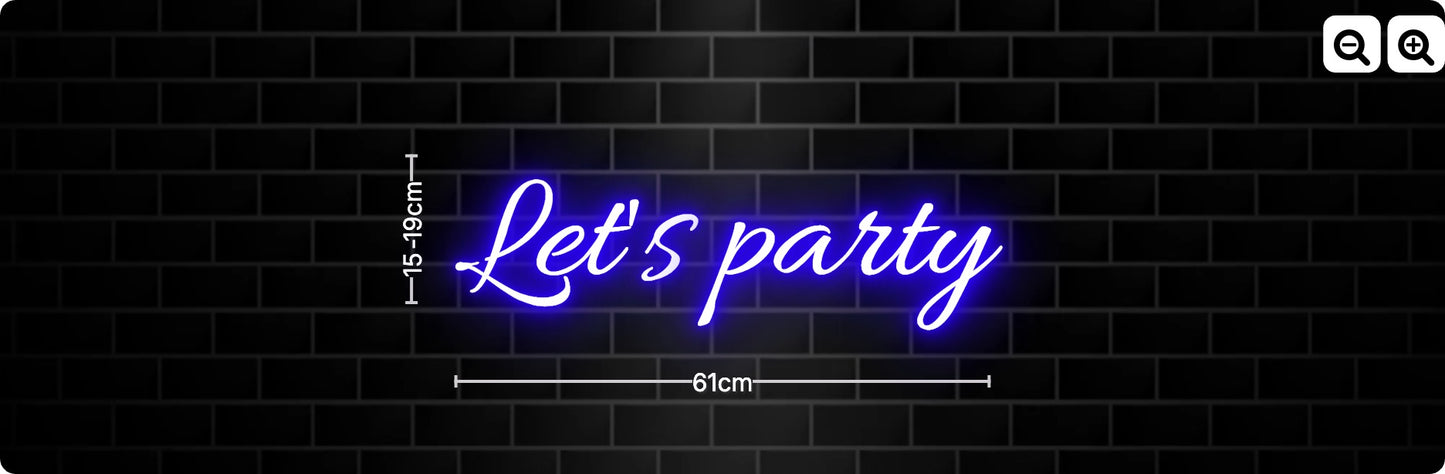 Neon Let's party