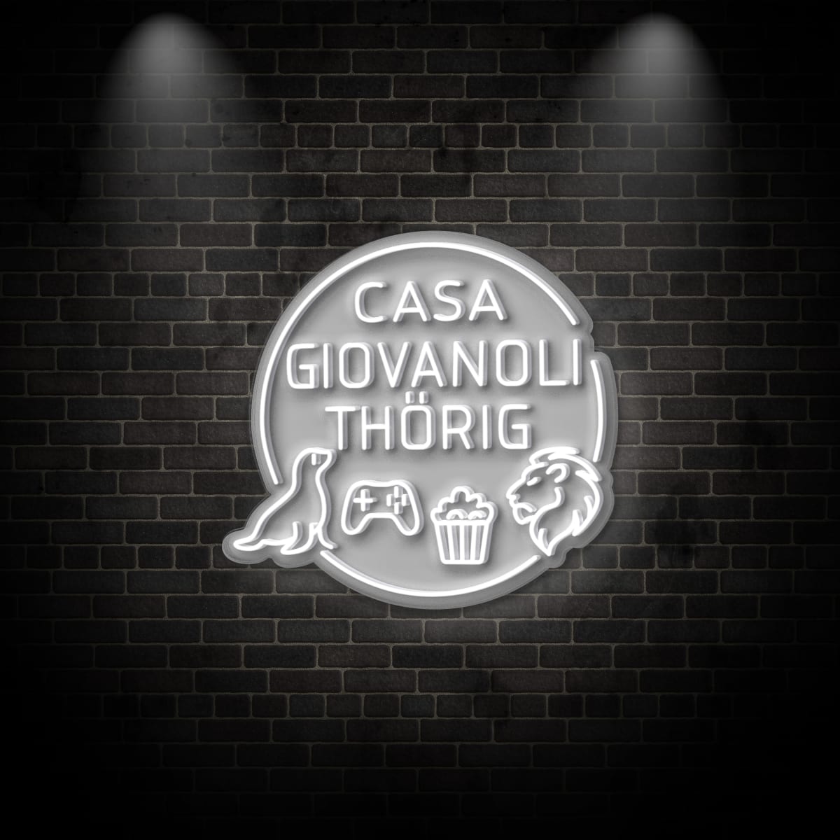 Neon "CASA GIOVANOLI THORIG 2"