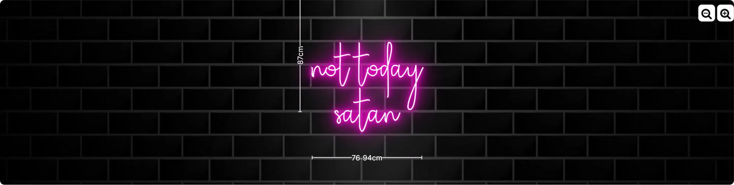 Neon not today
satan