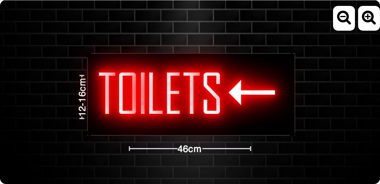 Neon TOILETS←