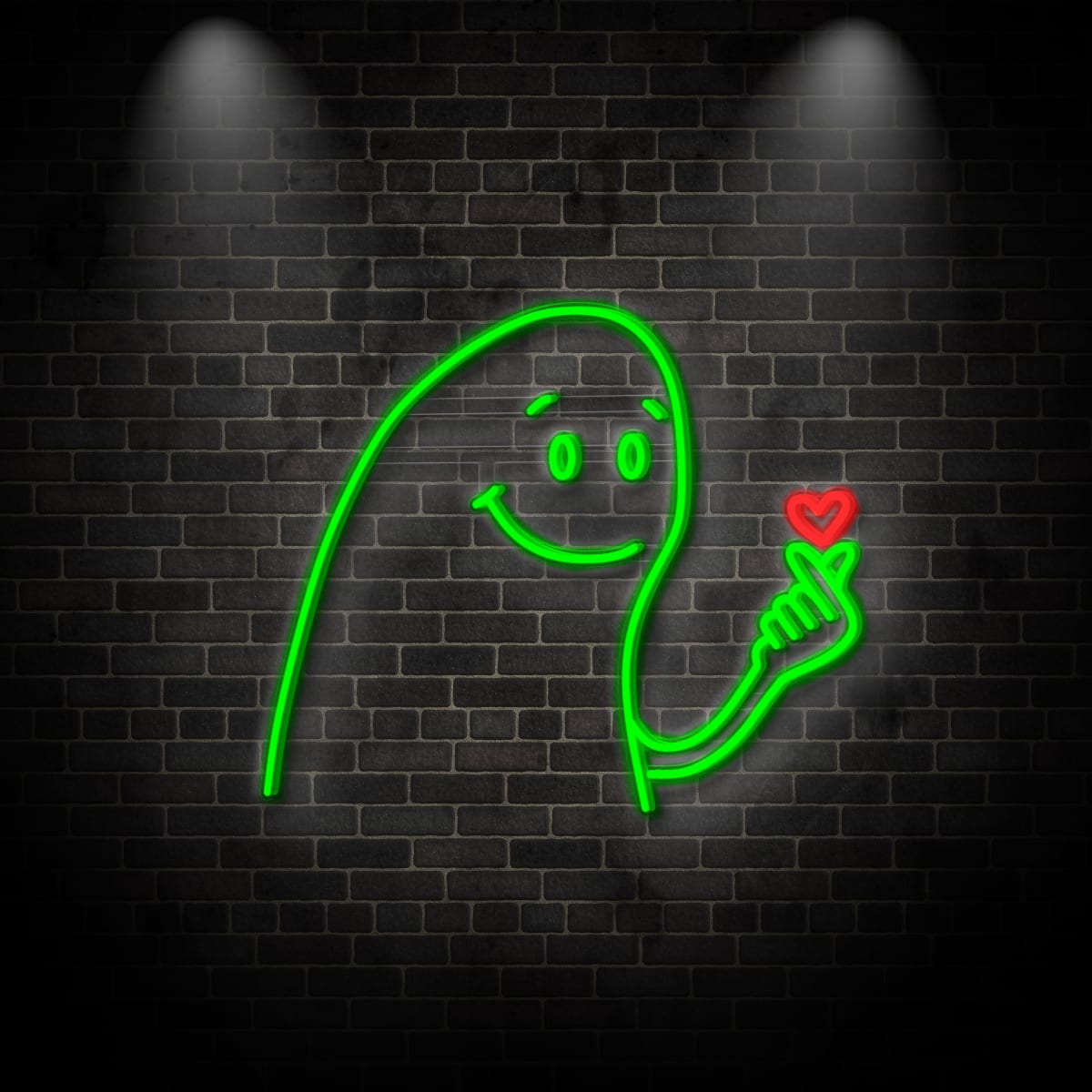 Neon "Cartoon + Heart"