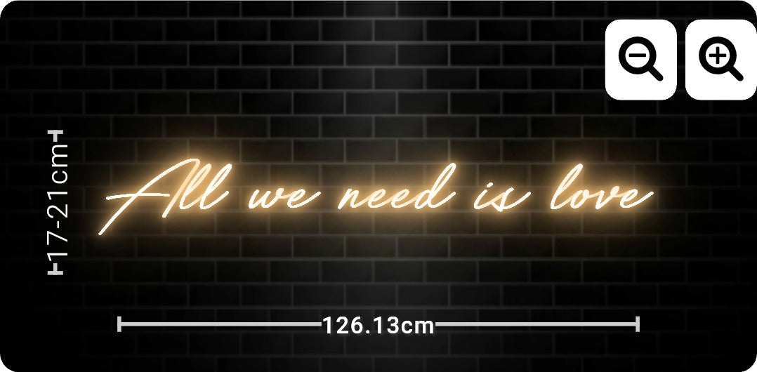 Neon All we need is love