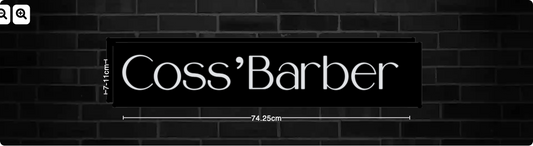 Caisson Lumineux Coss'Barber