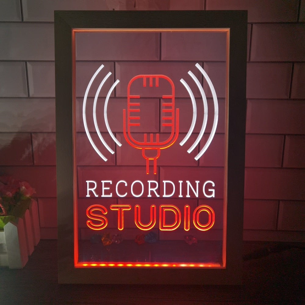 Dark Slate Gray Le néon "Recording Studio"