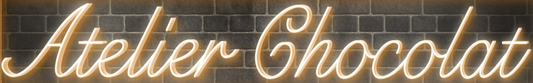 Neon „Schokoladenwerkstatt“