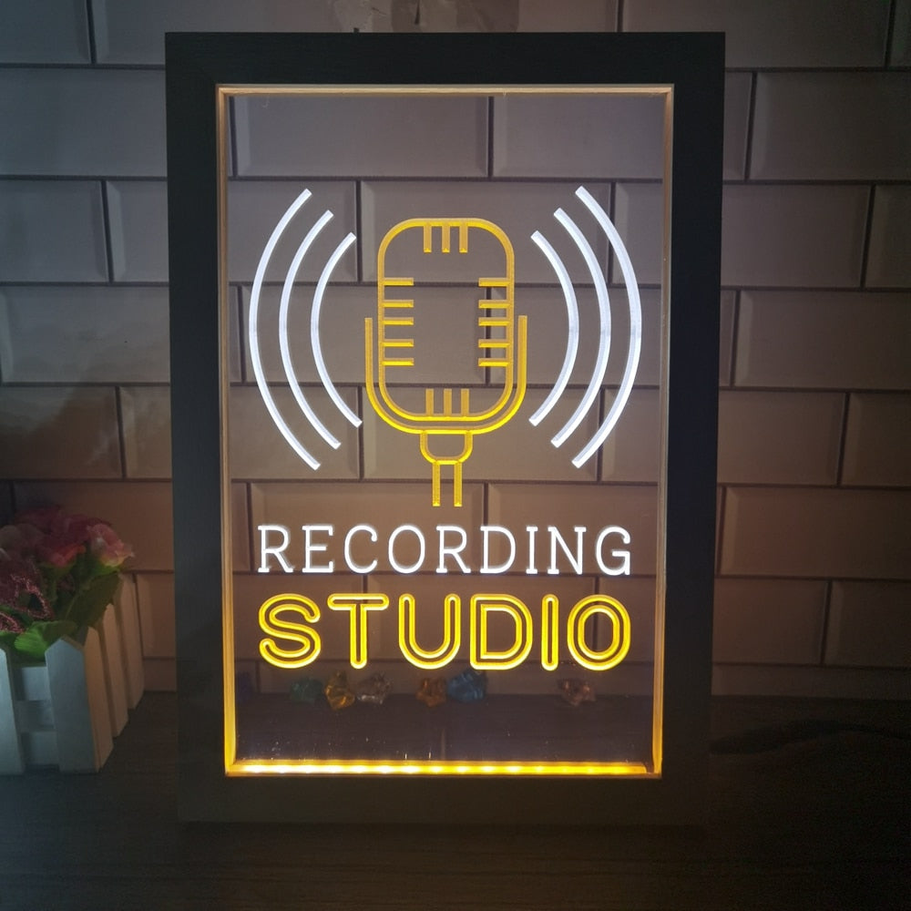 Dark Slate Gray Le néon "Recording Studio"