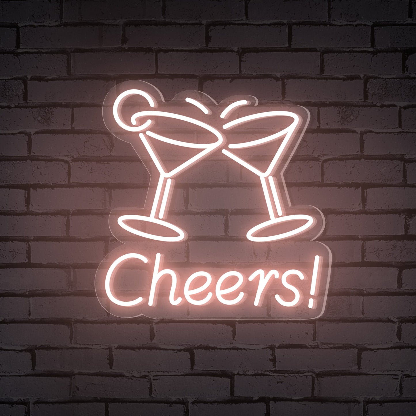 "Cheers!" led waterproofs à Cocktail Néon Lumineux