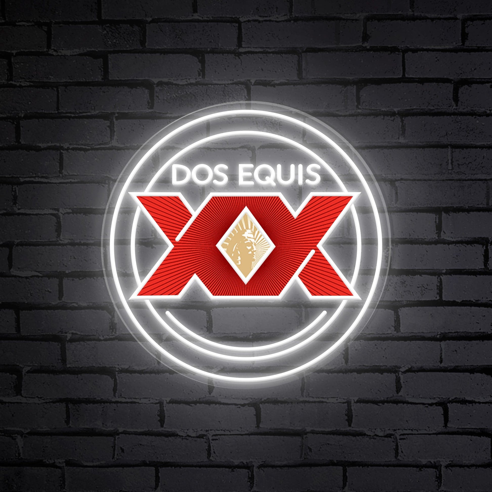 "Logo DOS EQUIS XX" Signe Lumineux de Bière