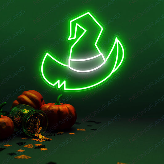 Panneaux lumineux d'Halloween Chapeau de sorcière à LED