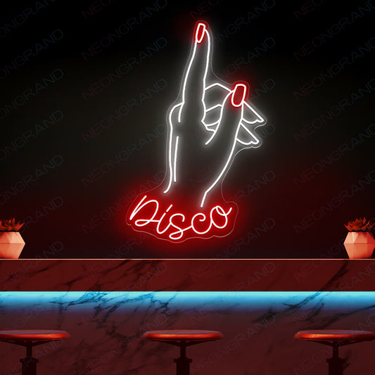 "Enseigne néon disco pour club/bar avec éclairage LED"