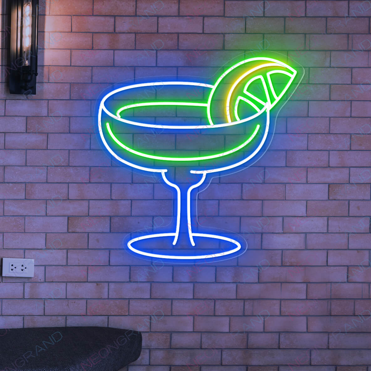 Enseigne lumineuse à LED pour bar Margarita