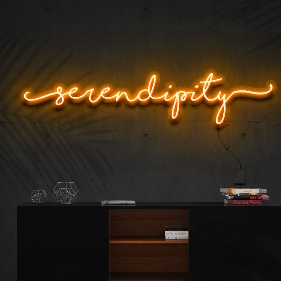 "Serendipity" Enseigne Lumineuse