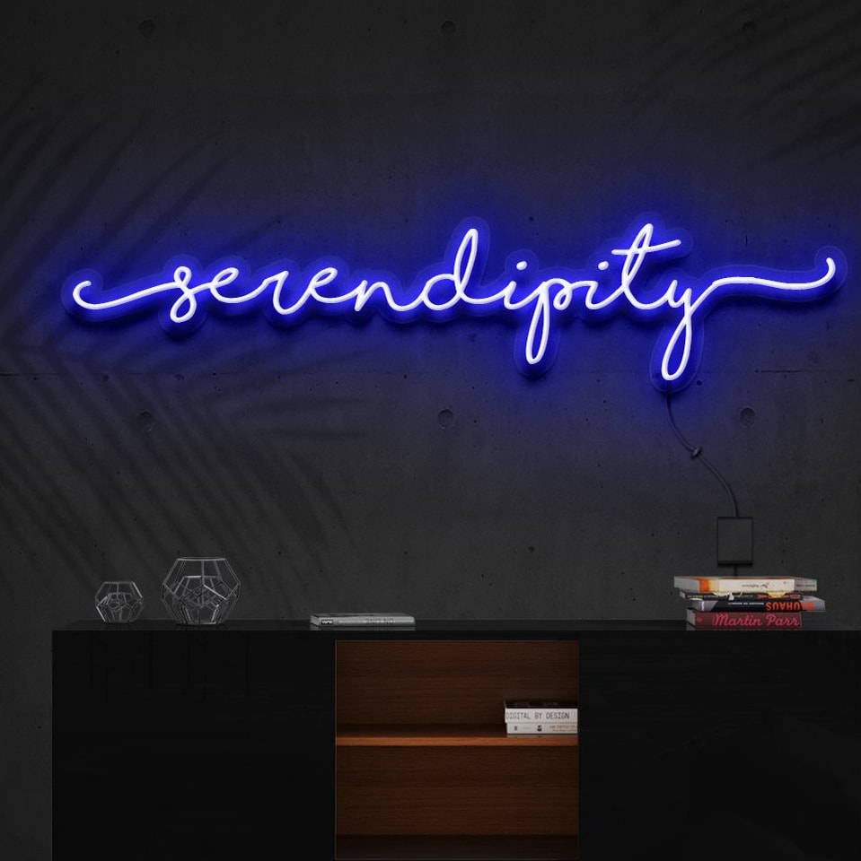 "Serendipity" Enseigne Lumineuse