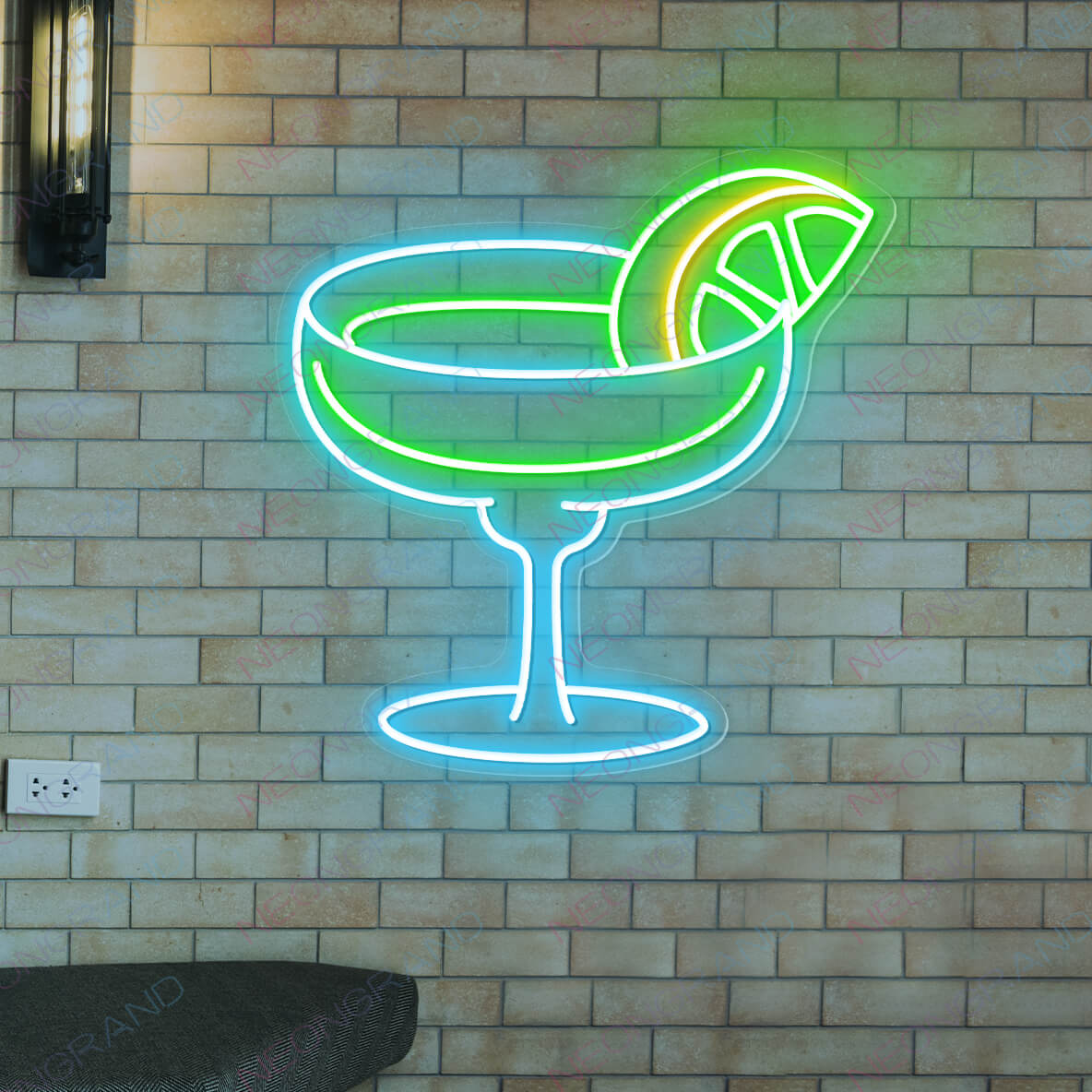 Enseigne lumineuse à LED pour bar Margarita