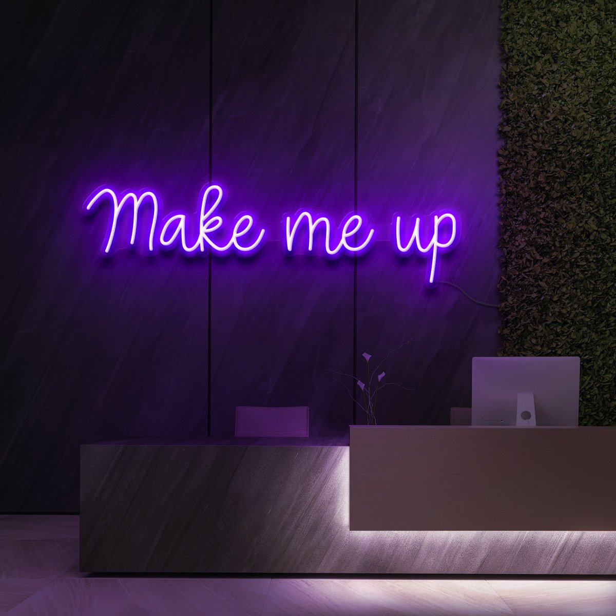 "Make Me Up" Enseigne pour Studios de Beauté & Cosmétique