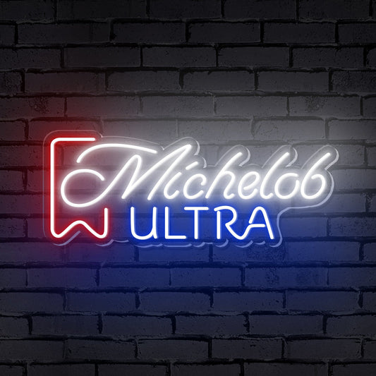 "Michelob Ultra" Logo en Néon