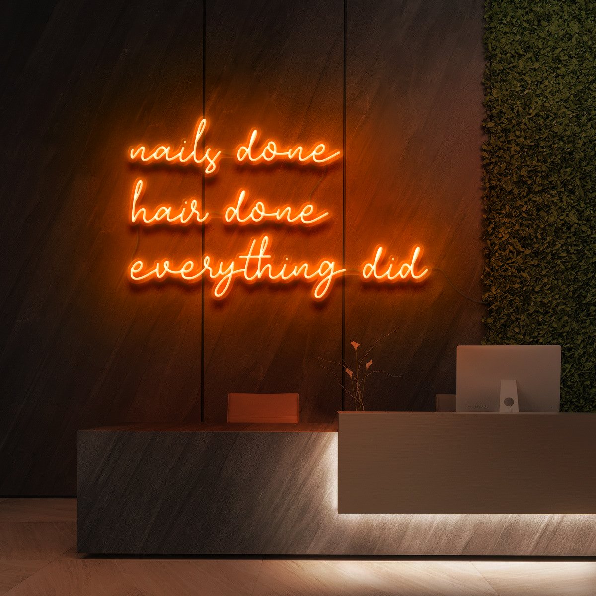 "Everything Did" - Enseigne Néon pour Studios de Beauté & Cosmétiques