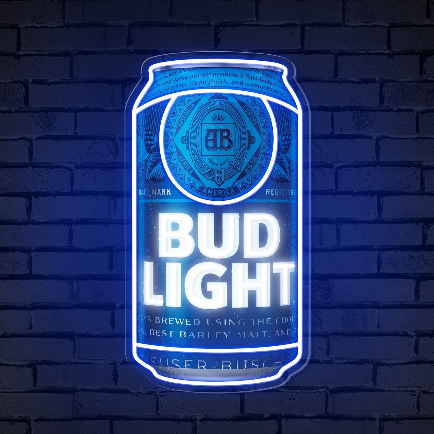 "Logo en Mots Bud Light" Enseigne Néon 3D