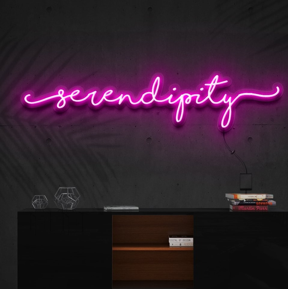 "Serendipity" Enseigne Lumineuse