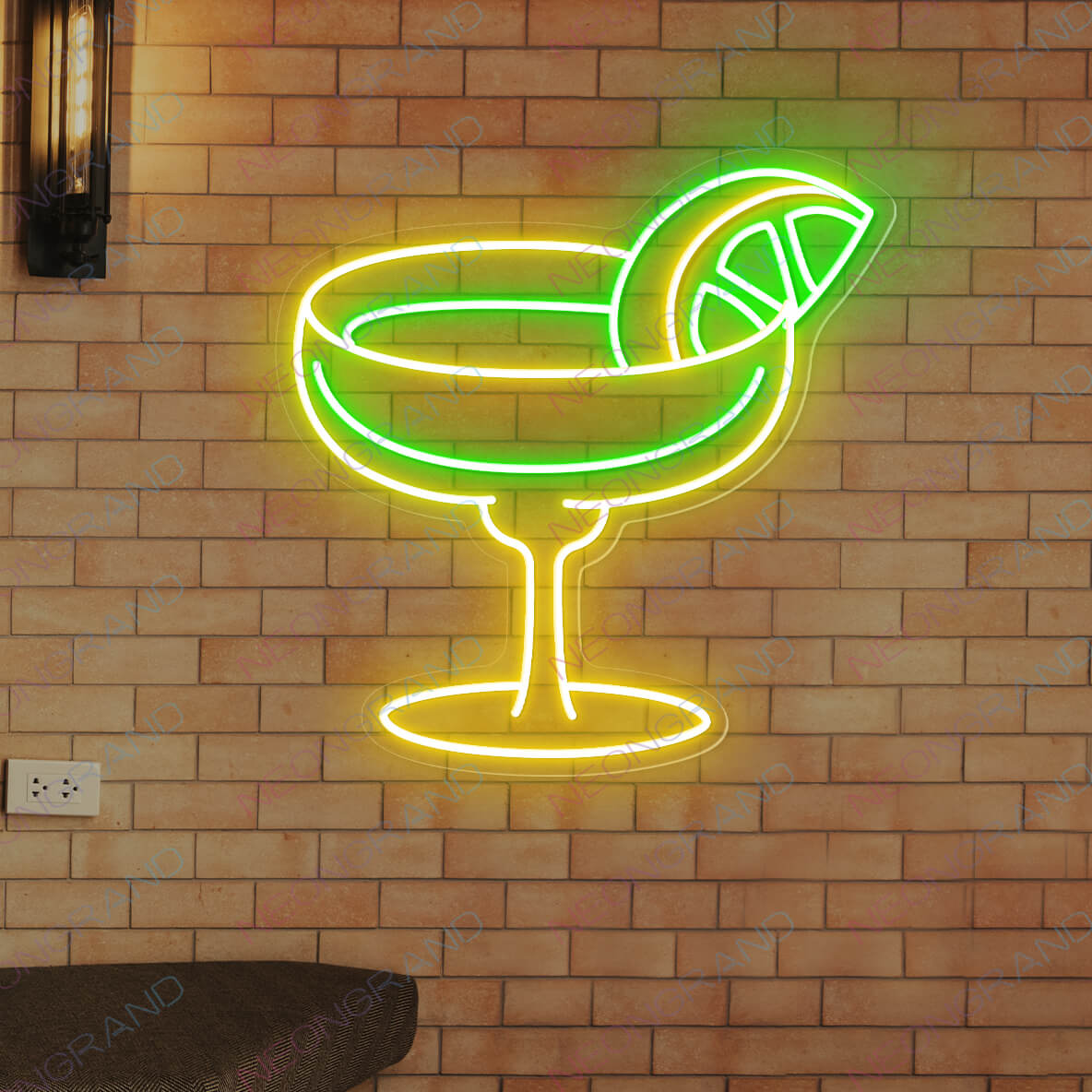 Enseigne lumineuse à LED pour bar Margarita