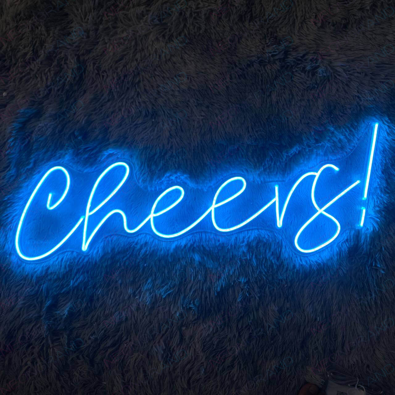 Affiche lumineuse LED "Cheers" pour bar