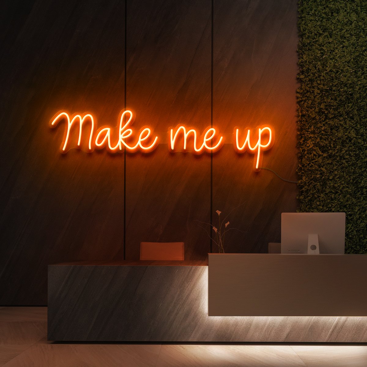 "Make Me Up" Enseigne pour Studios de Beauté & Cosmétique