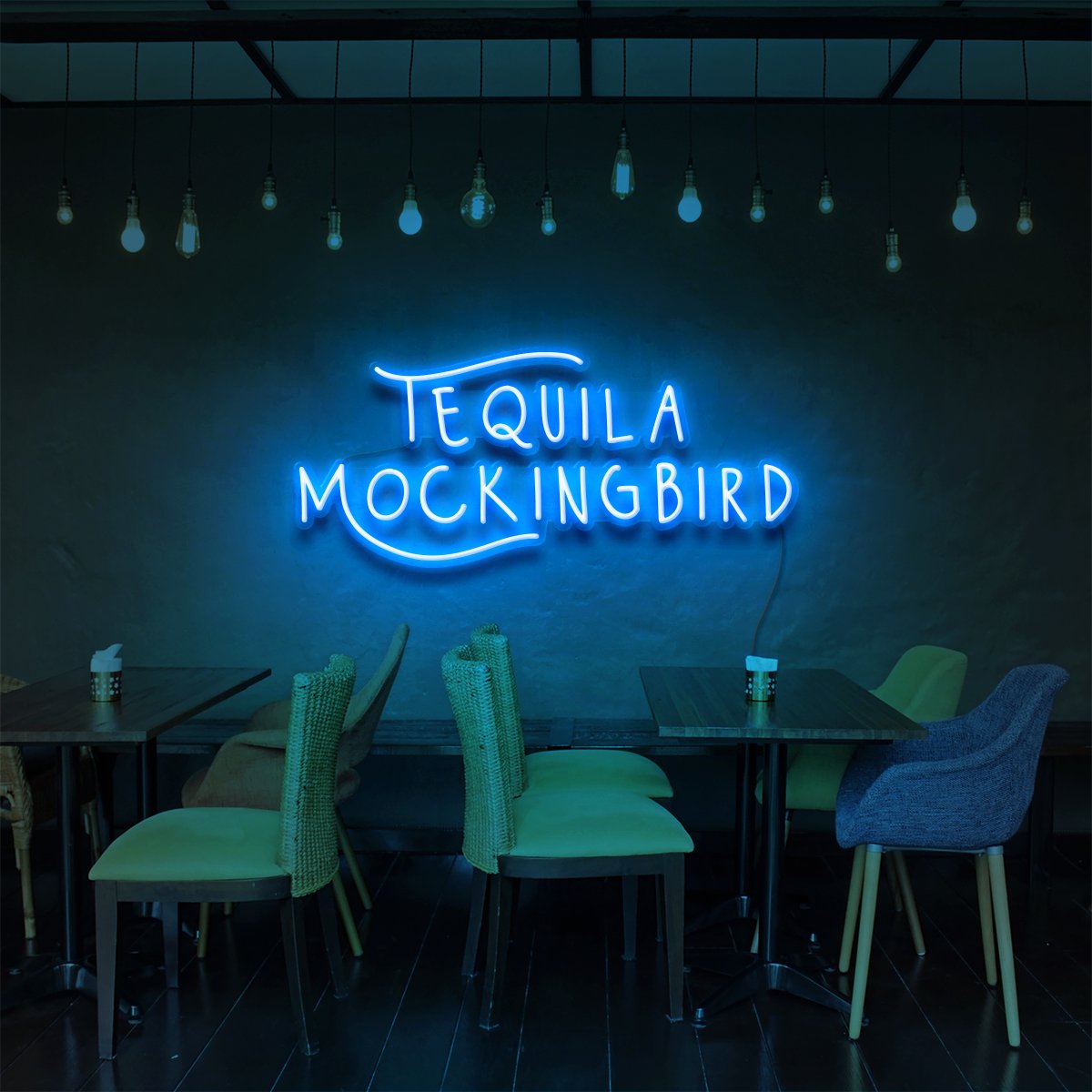 "Tequila Mockingbird" Enseigne Lumineuse pour Bars & Restaurants