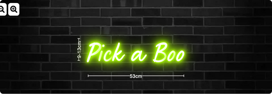 Neon "Pick a Boo"