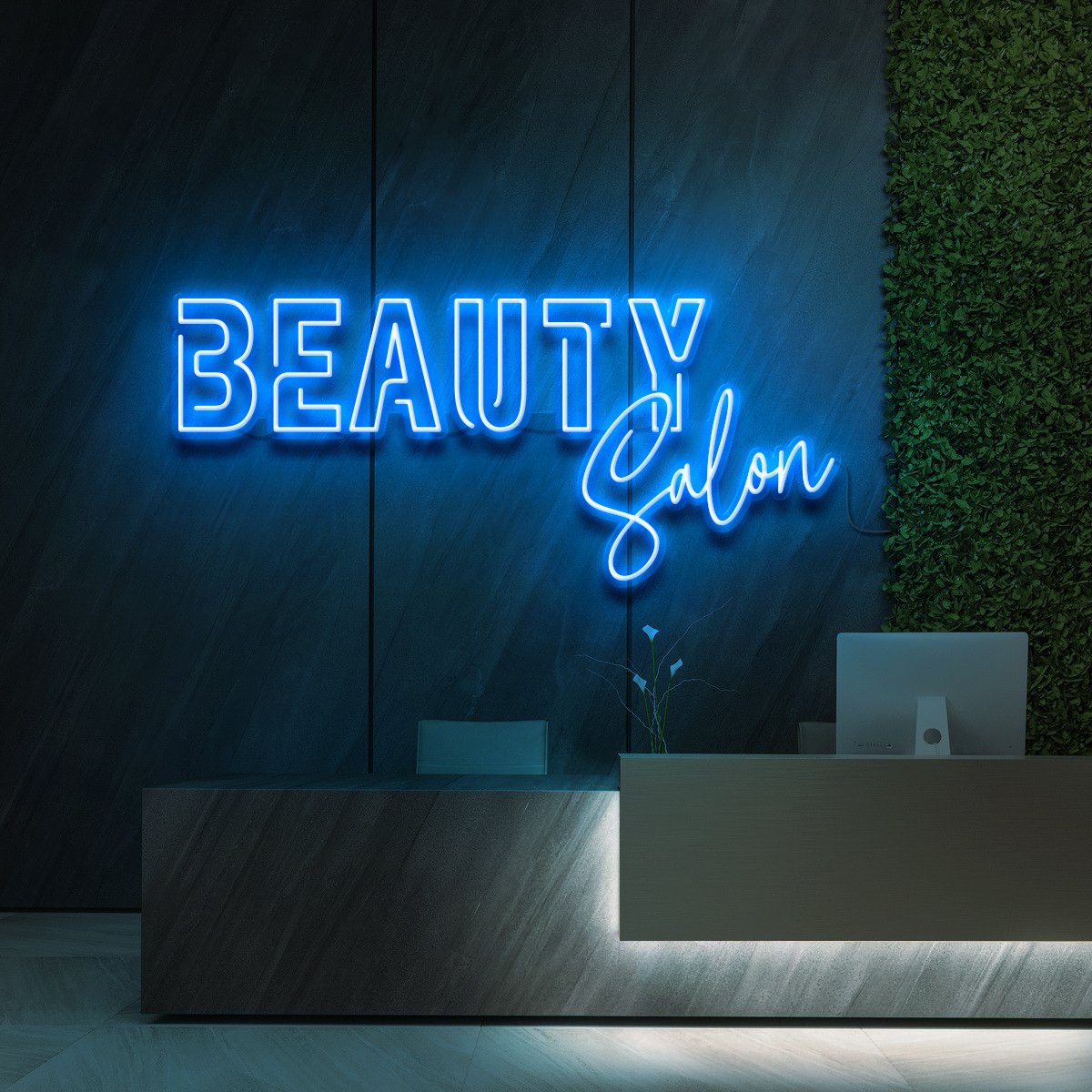 "Beauty Salon" Enseigne Néon pour Studios de Beauté & Cosmétiques