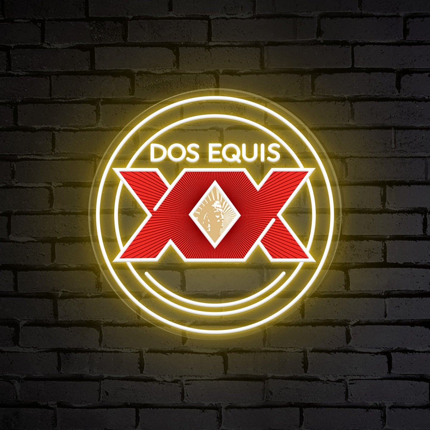 "Logo DOS EQUIS XX" Signe Lumineux de Bière