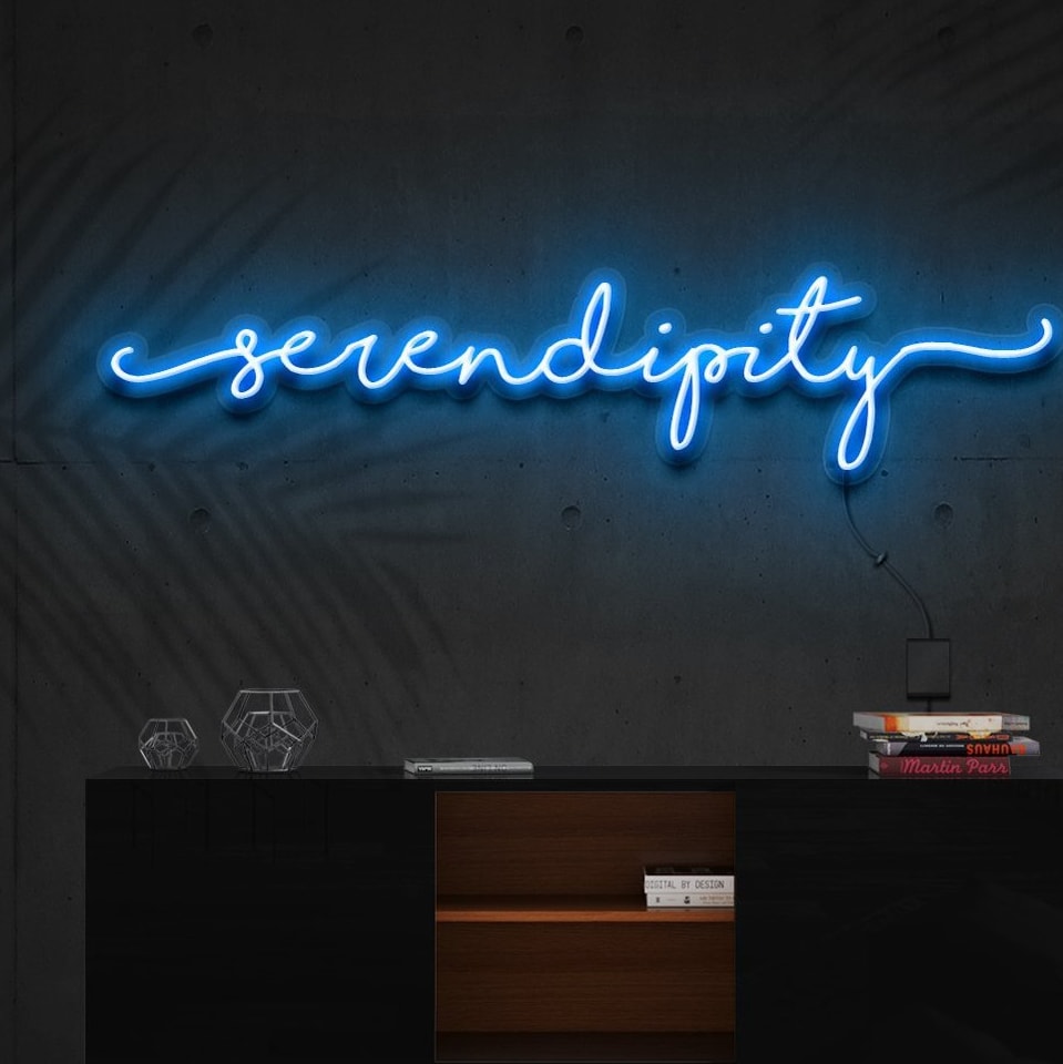 "Serendipity" Enseigne Lumineuse