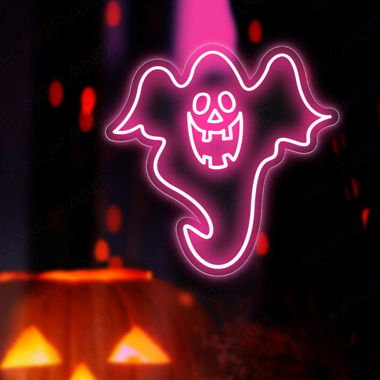 Enseigne néon fantôme Enseigne néon Halloween Lumière LED.