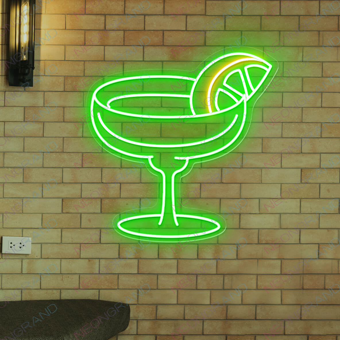 Enseigne lumineuse à LED pour bar Margarita