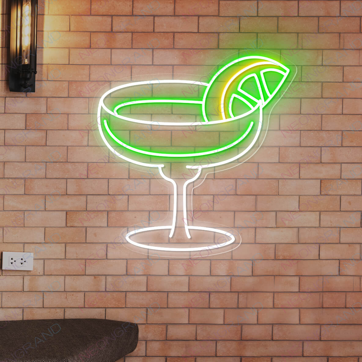 Enseigne lumineuse à LED pour bar Margarita