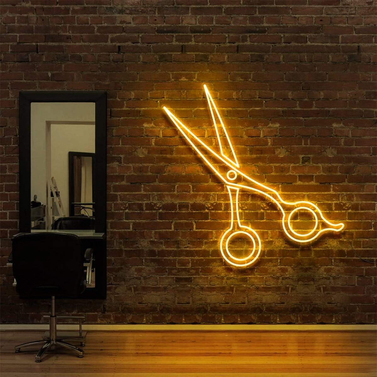 "Clippers" Enseigne Lumineuse pour Salons de Coiffure & Barbiers