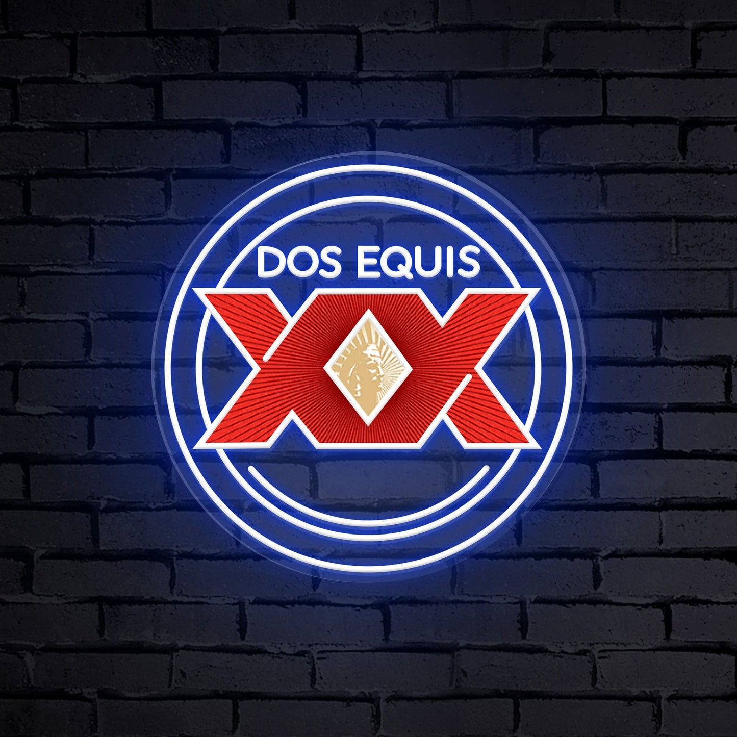 "Logo DOS EQUIS XX" Signe Lumineux de Bière