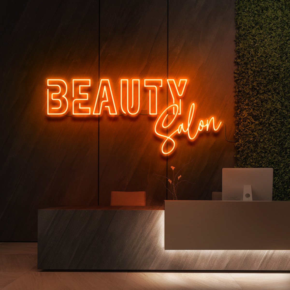 "Beauty Salon" Enseigne Néon pour Studios de Beauté & Cosmétiques