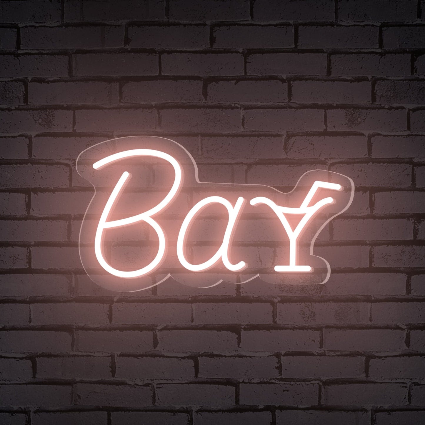 "Bar" led waterproof à Cocktail Enseigne au Néon