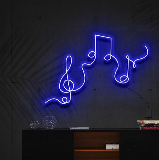 "Flot Musical" Neon Sign