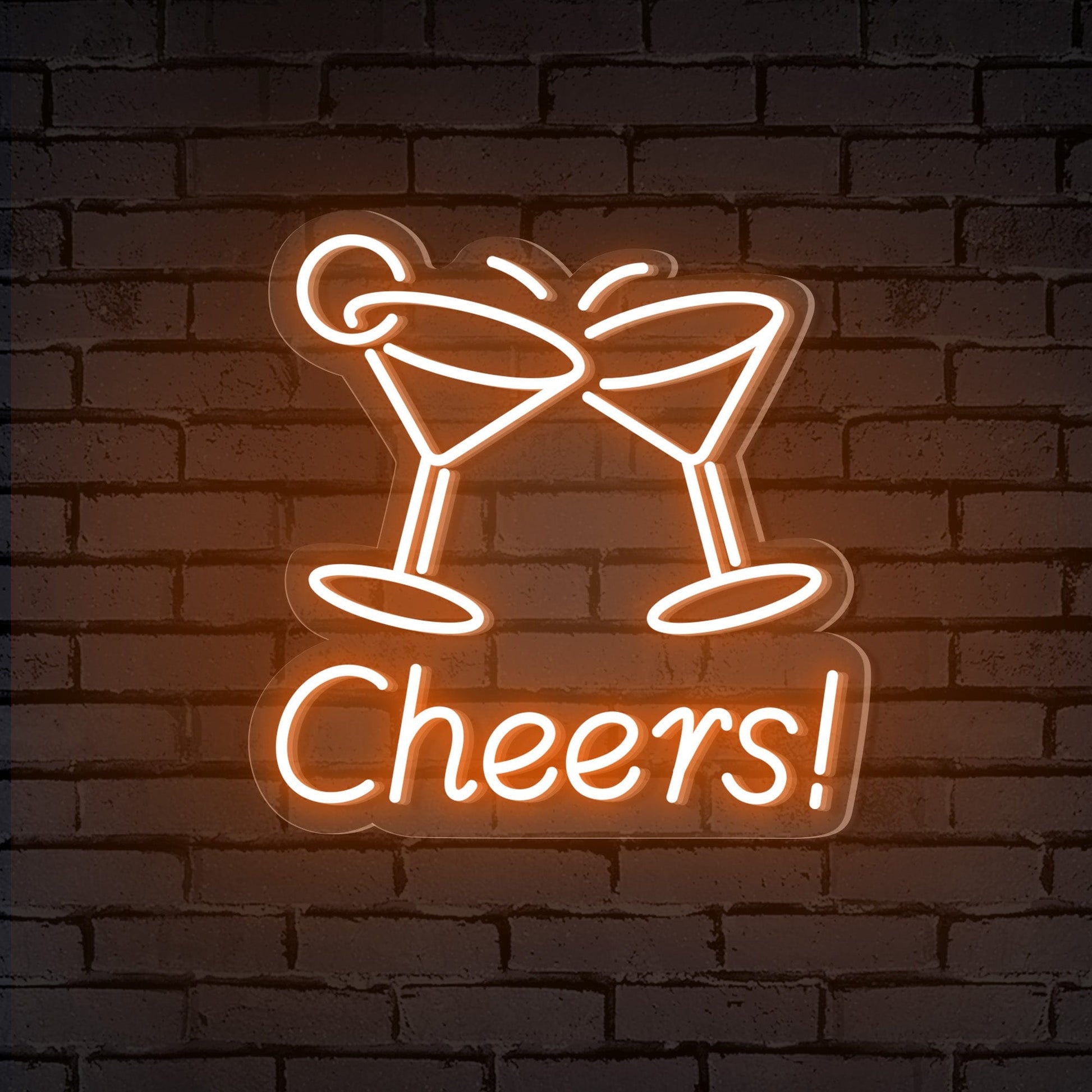 "Cheers!" led waterproofs à Cocktail Néon Lumineux