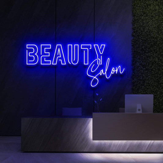 "Beauty Salon" Enseigne Néon pour Studios de Beauté & Cosmétiques