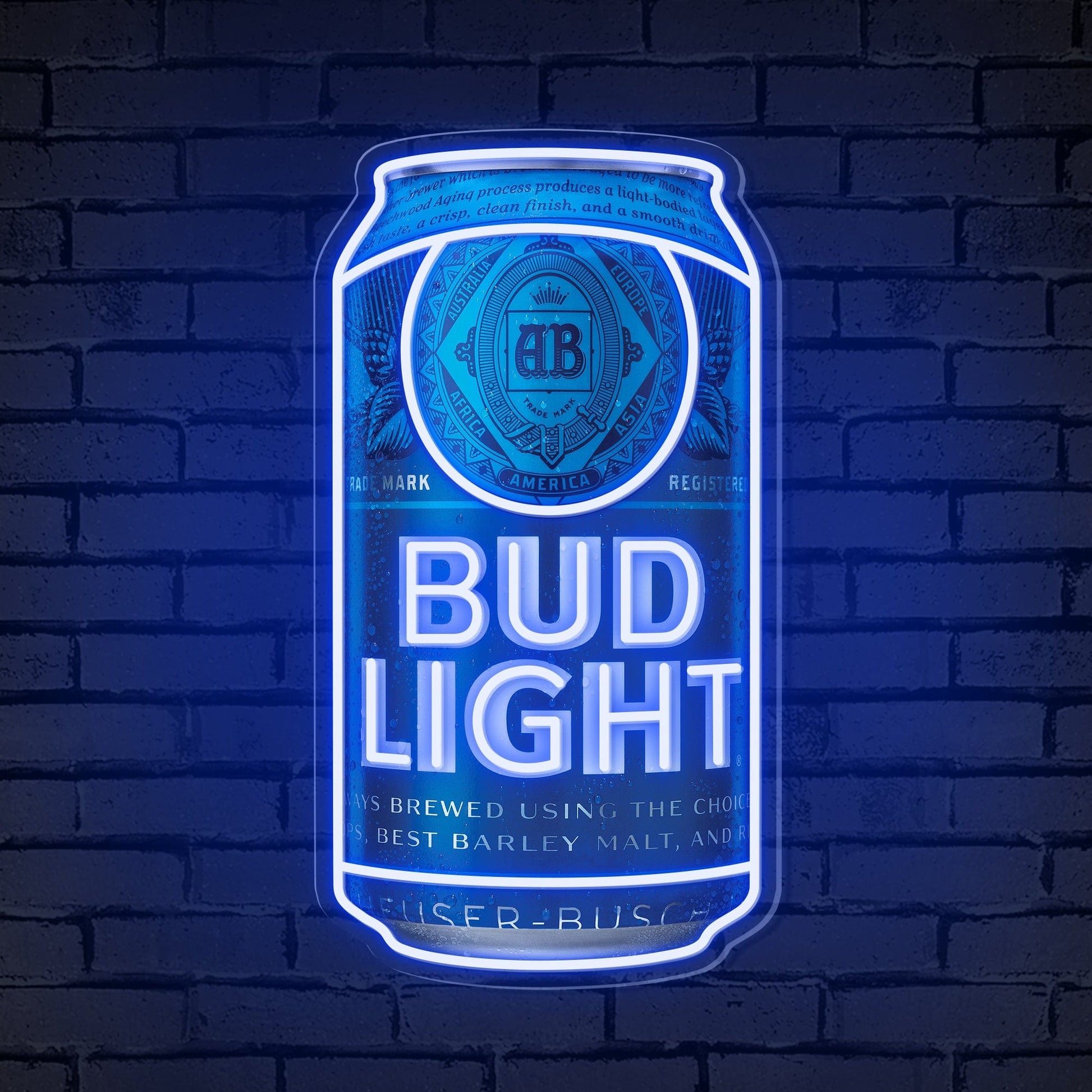 "Logo en Mots Bud Light" Enseigne Néon 3D