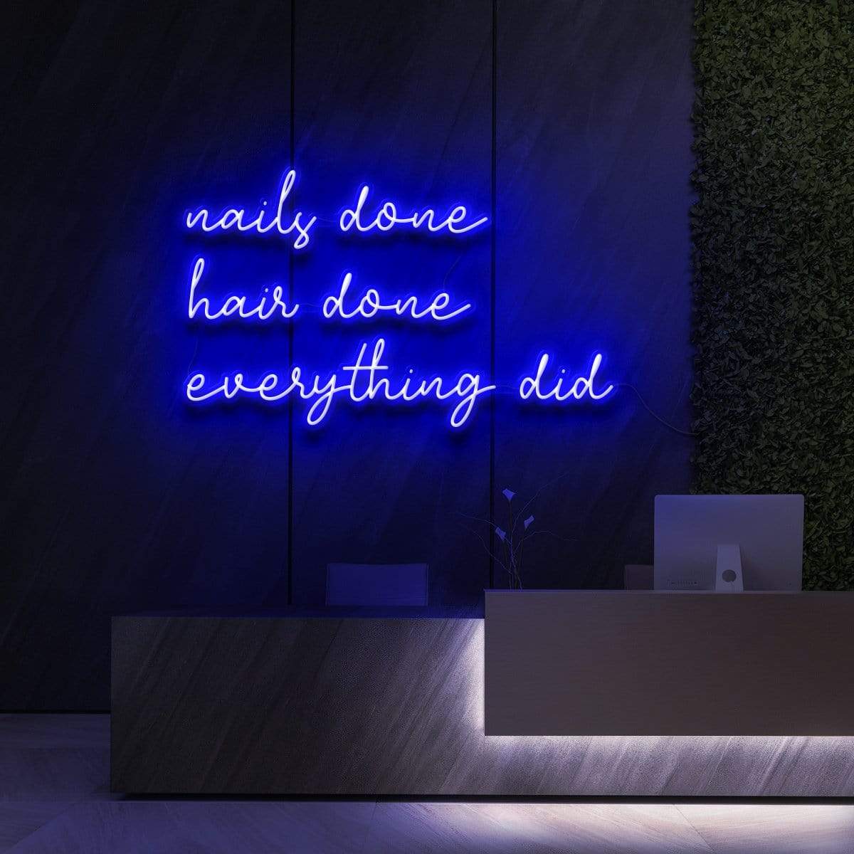 "Everything Did" - Enseigne Néon pour Studios de Beauté & Cosmétiques