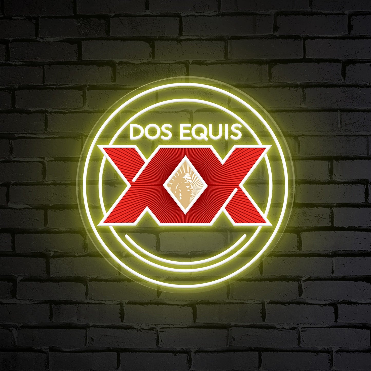 "Logo DOS EQUIS XX" Signe Lumineux de Bière