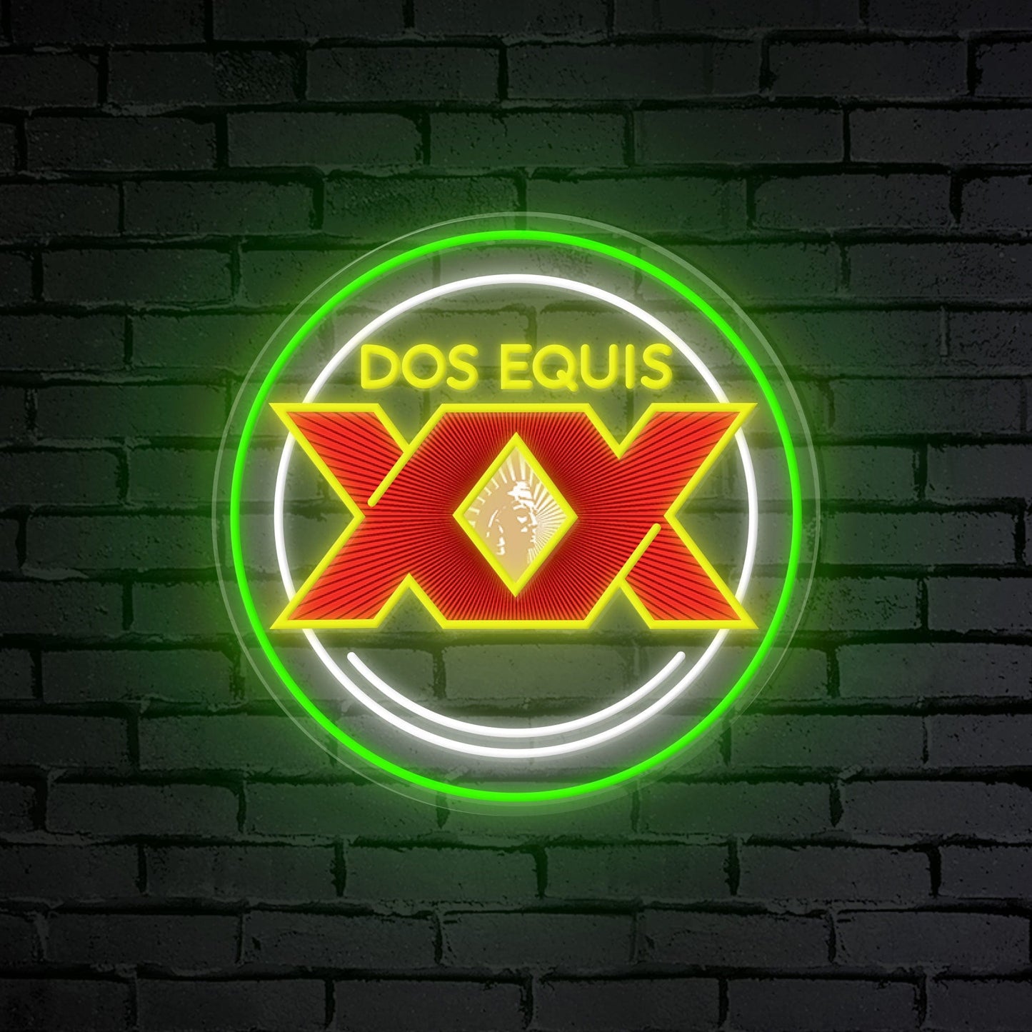 "Logo DOS EQUIS XX" Signe Lumineux de Bière