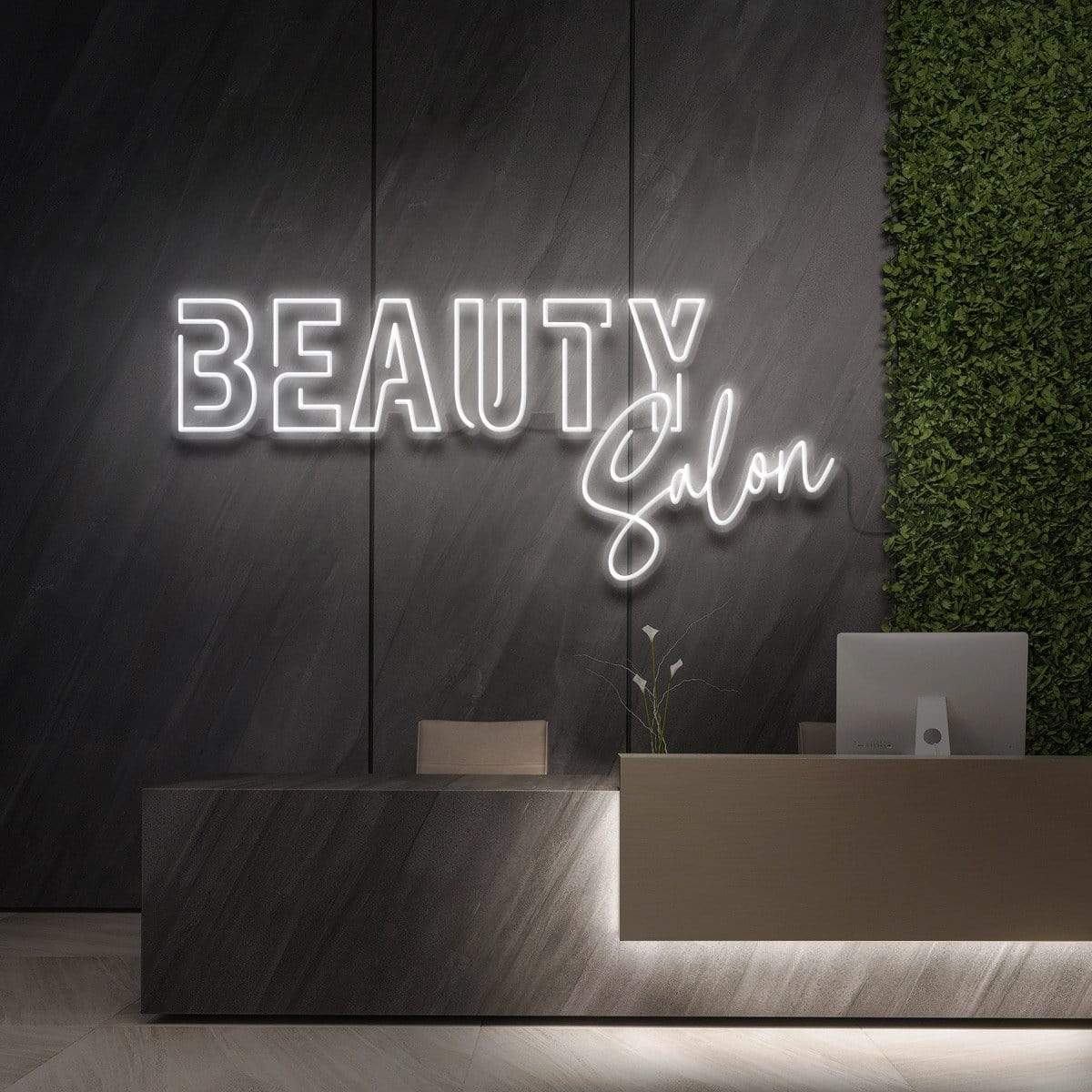 "Beauty Salon" Enseigne Néon pour Studios de Beauté & Cosmétiques