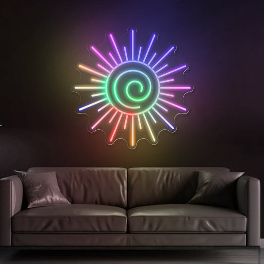 "Magie du Soleil Multicolore" Enseigne LED Néon pour Chambre