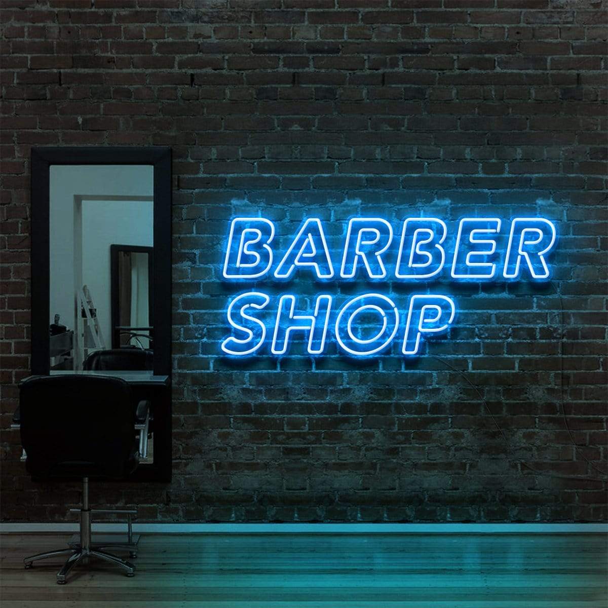 "Barbershop" Enseigne Néon pour Salons de Coiffure & Barbiers