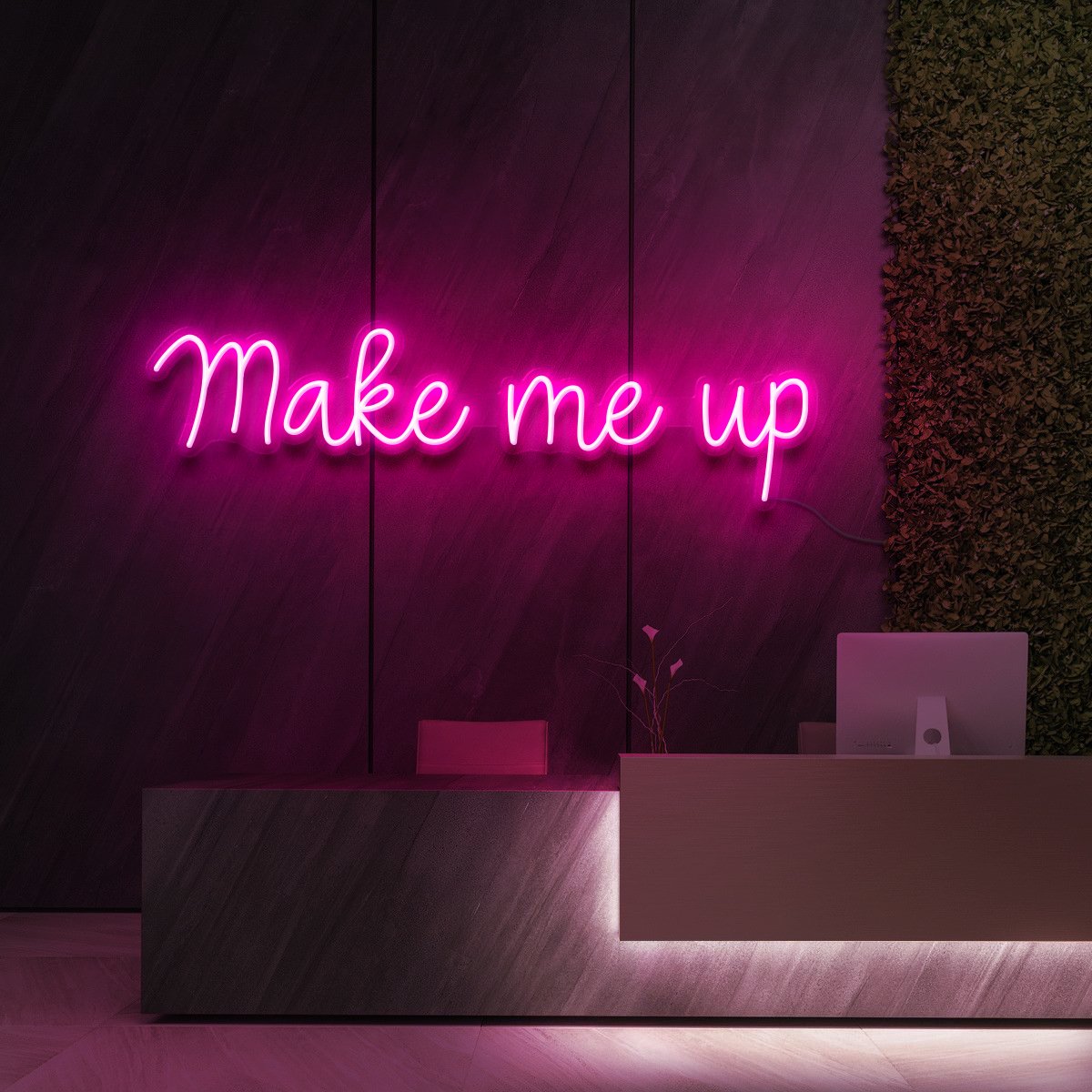 "Make Me Up" Enseigne pour Studios de Beauté & Cosmétique