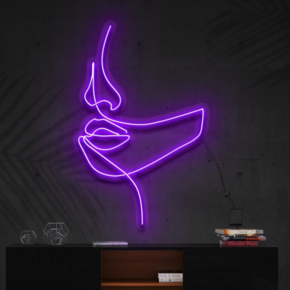 "Voir le Mal" Neon Sign